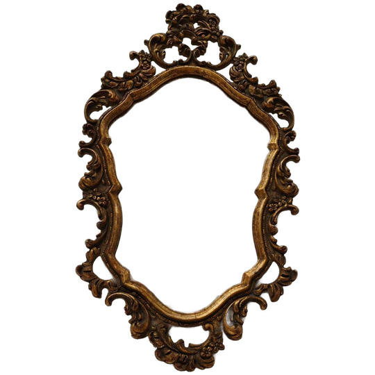 Vintage Brocante Rococo Barok Spiegel Schouwspiegel 303 1