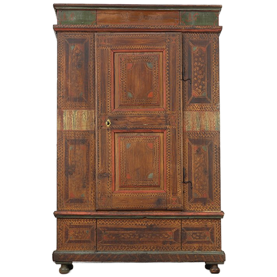 Beschilderde Bruidskast 1816 1