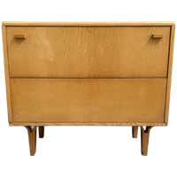 Blonde Wood Cabinet By Frantisek Mezulanik 1960s