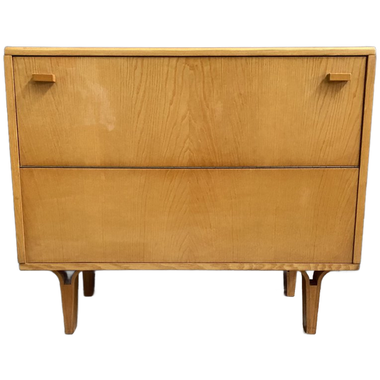 Blonde Wood Cabinet By Frantisek Mezulanik 1960s 1