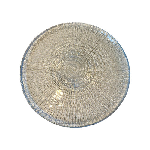 Prachtige Arcoroc France Spirale Serveerschaal/Bord - Jaren 70 - Glazen Taartschaal