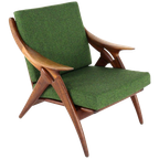 De Ster De Knoop Fauteuil 'glane' Vintage Gestoffeerd thumbnail 1