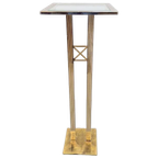 Regerncy Fratelli Orsenigo Zuil Messing Chrome Side Table 70 thumbnail 1