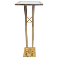 Regerncy Fratelli Orsenigo Zuil Messing Chrome Side Table 70