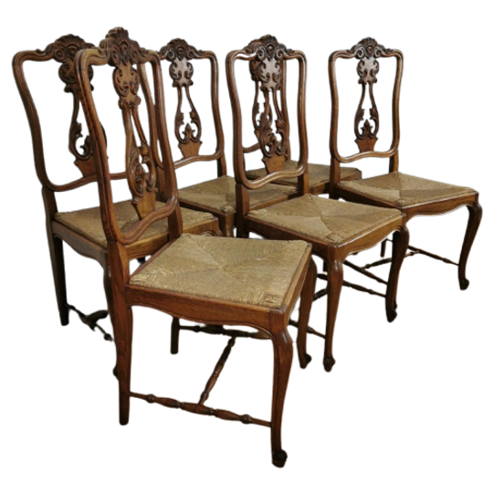 Brocante Queen Ann Eettafelstoelen Stoelen Set Prijs 1
