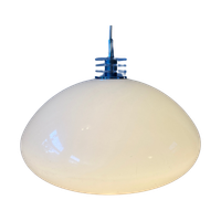 Mushroom Hanglamp - White Space Age Light Fixture