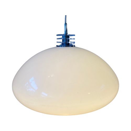 Mushroom Hanglamp - White Space Age Light Fixture