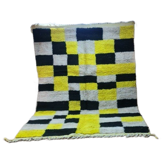 Authentiek Marokkaans Berber Beni Ourain Tapijt 300X200 Cm - 100% Wol, Handgemaakt 1