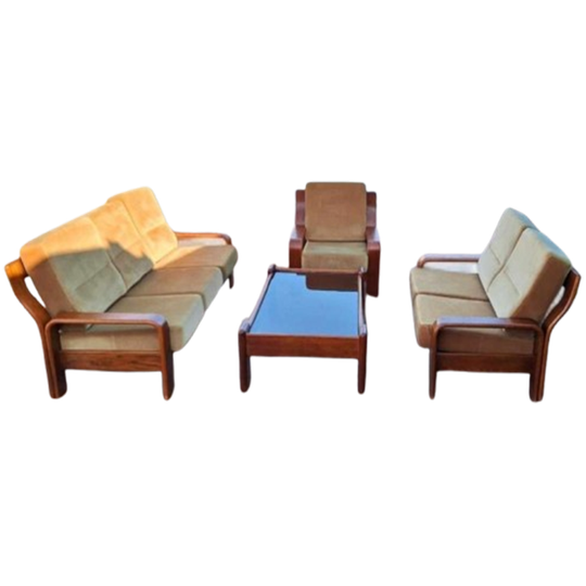 Compleet Scandinavisch 3-2-1 Bankstel + Salontafel 1