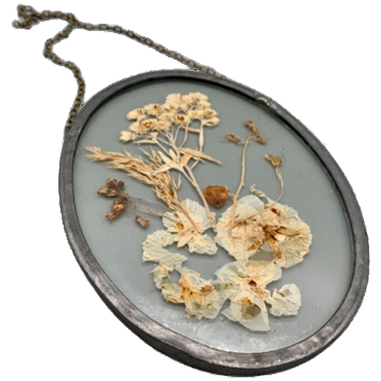 Vintage Wanddecoratie Droogbloemen 1