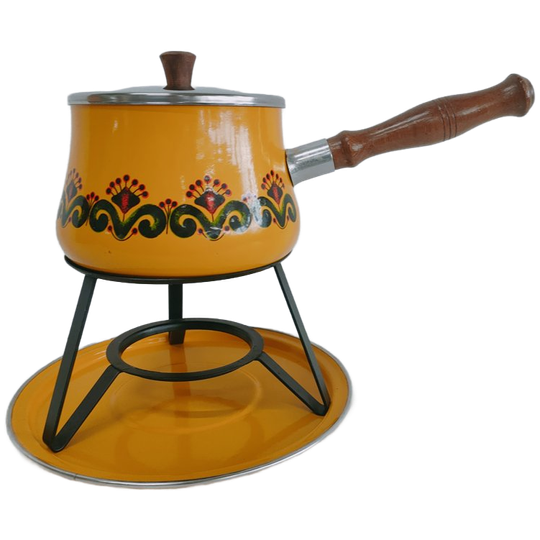 Vintage Scandinavische Fondueset Jaren '60 1