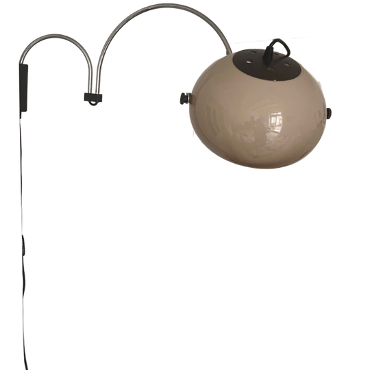 Vintage Design Dijkstra Wandlamp Jaren ‘70 Acrylglas / Chroom 1
