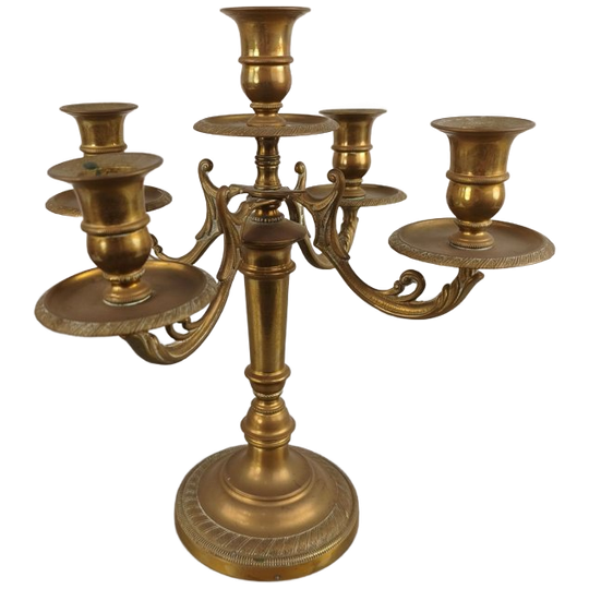 Messing Kandelaar Met Verstelbare Armen 1