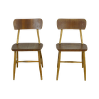 Scandinavian Design Set Of 2 Teak Chairs From 1960’S thumbnail 1