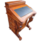 Klassieke Davenport Secretaire Schrijftafel, Laptop Bureau thumbnail 1