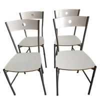 Vintage Buisframe Eetkamerstoelen Jaren 70/80