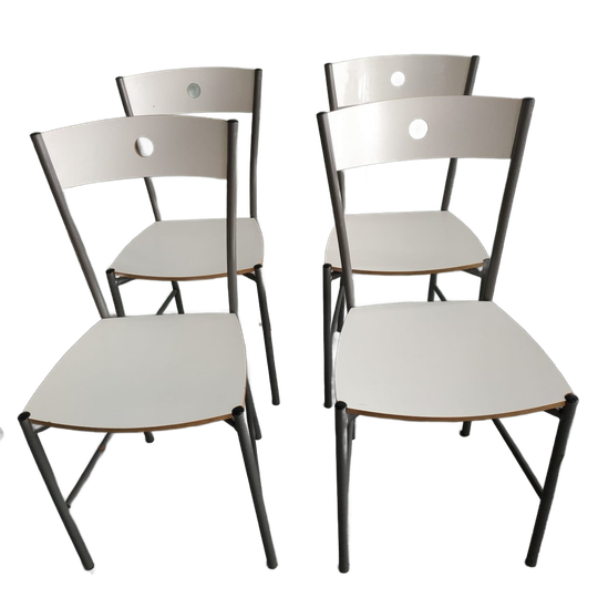 Vintage Buisframe Eetkamerstoelen Jaren 70/80 1
