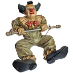 Limited Edition Big Decorative Clown Hanging Figure Jun Asilo Polychrome thumbnail 1