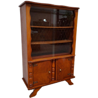 Vintage Art Deco Buffetkast, Wandkast, Boekenkast