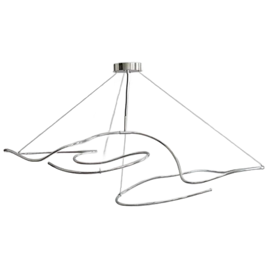 101 Copenhagen | Ghost Chandelier, Big - Chrome 1