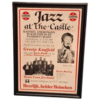 Poster Voor Jazz At The Castle Met O.A. Greetje Kauffeld. thumbnail 1