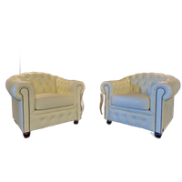 Chesterfield Melbourne Set 1+1 -zits - Crème White