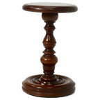 Decorative Solid Wooden Pedestal Plant Table 1960S thumbnail 1