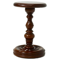 Decorative Solid Wooden Pedestal Plant Table 1960S