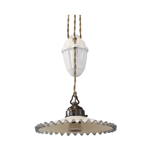 Antieke Art Deco Hanglamp Pendellamp