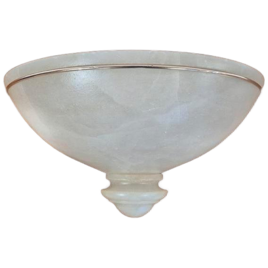 Albast Wandlamp Met Gouden Rand 1