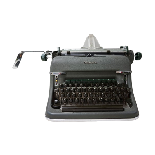 Vintage Typemachine Olympia Super De Luxe Sg1, 1961 1