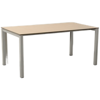 Solidesk Bureau, Ahorn Blad, 160 X 80 Cm, Vaste Hoogte Onderstel