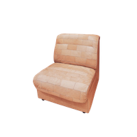Beige Leather Lounge Chair