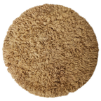 HKLIVING Fluffy Rond Vloerkleed Bruin thumbnail 1