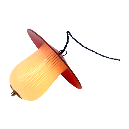 Mcm - Vintage Ceiling Light - Swirl Motive 1