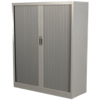 Roldeurkast Officenow - Aluminium - 145 X 120 Cm - Incl. 3 Legborden thumbnail 1