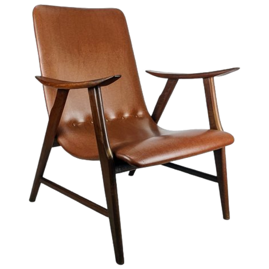 Louis Van Teeffelen Lounge Chair 1960s 1