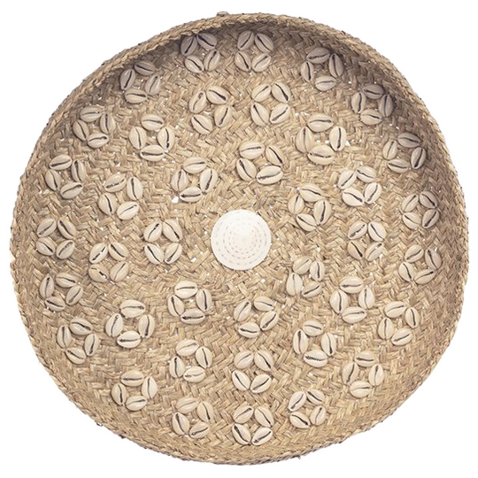 Bazar Bizar | De Caribe Shell Plaat - Naturel Wit - M 1