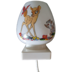 Vintage Disney Bambi Herda Kinderlamp Wandlamp thumbnail 1
