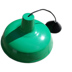 Vintage Groene Hanglamp Metaal thumbnail 1