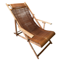 Vintage ‘chaise Longue’ Bamboe – Japandi