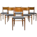 Set Van 6 Eetkamerstoelen Van Lübke thumbnail 1