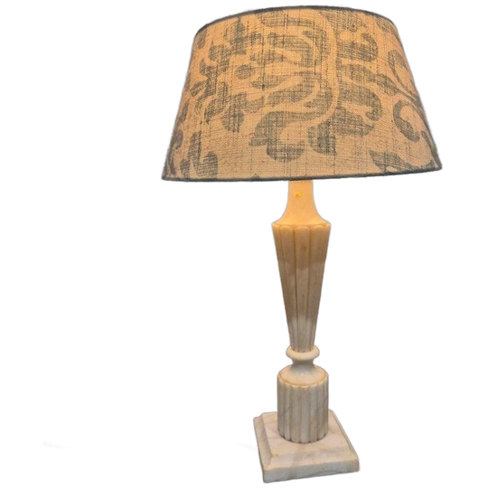 Franse Albast Tafellamp Art Deco 1