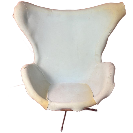 Mid-century Modern Egg Chair In De Stijl Van Arne Jacobsen – Restauratieproject 1