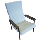 Model 30 / Gijs van der Sluis High Back Arm Chair / 1950s thumbnail 1