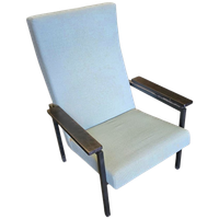 Model 30 / Gijs van der Sluis High Back Arm Chair / 1950s
