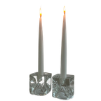 Vintage Glass Candle Holders – Set Of 2 By Rudolf Jurnikl thumbnail 1
