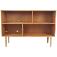 Vintage Deense Boekenkast | Kast Vakken Eiken