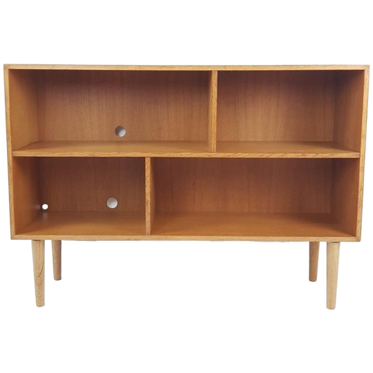 Vintage Deense Boekenkast | Kast Vakken Eiken 1