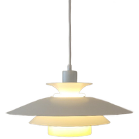 Deense Schalenlamp Van JEKA Metaltryk Model Stine